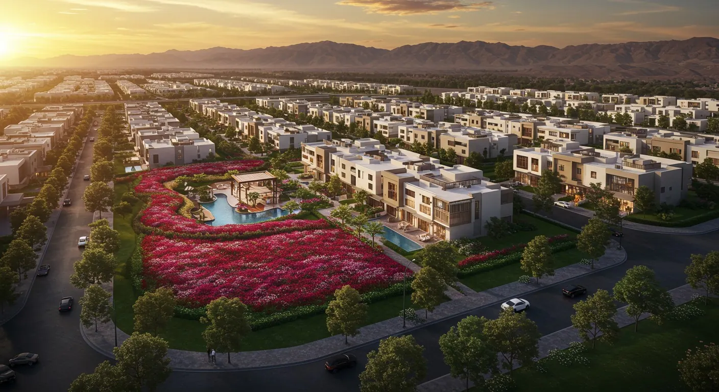 3D render of the Dream Land central park